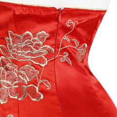 Resident Evil 4 Remake Ada Wong Cosplay Costume Complete Set Chinese Cheongsam