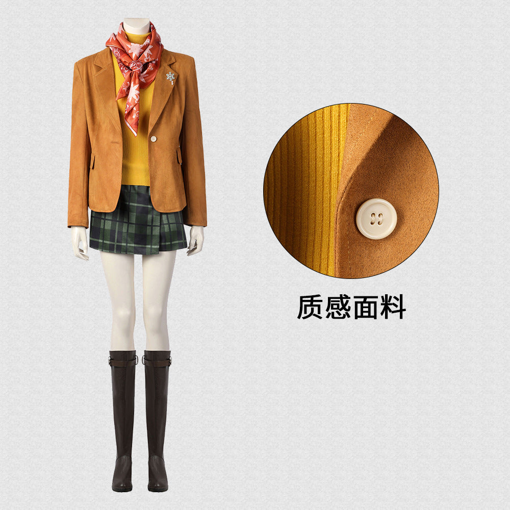 Resident Evil 4 Remake Ashley Graham Cosplay Costume Full Set