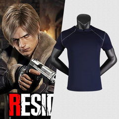 Resident Evil 4 Remake Leon Cosplay Costume T-Shirt