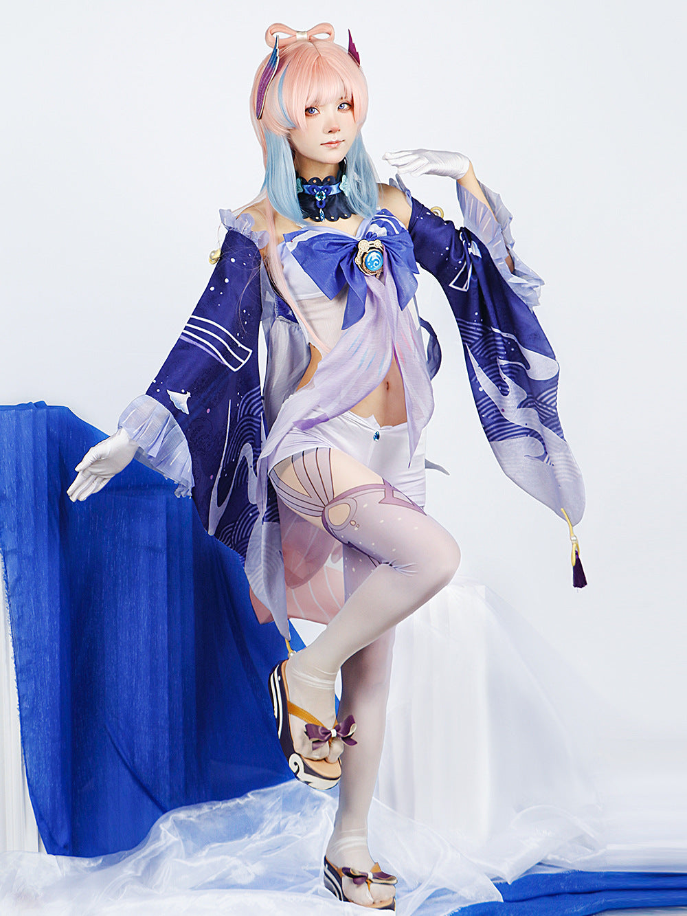 Genshin Impact Sangonomiya Kokomi Costume Set