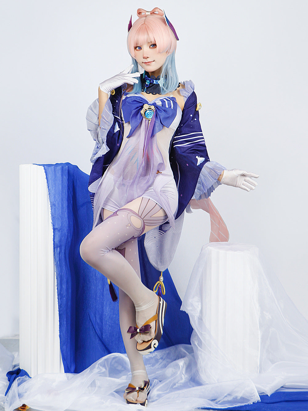 Genshin Impact Sangonomiya Kokomi Costume Set