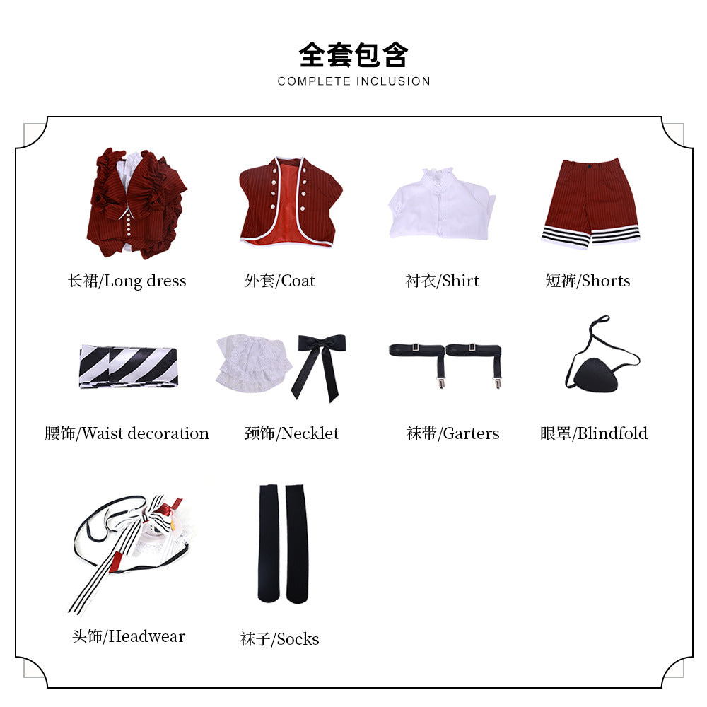 Black Butler Sebastian Michaelis Costume Set