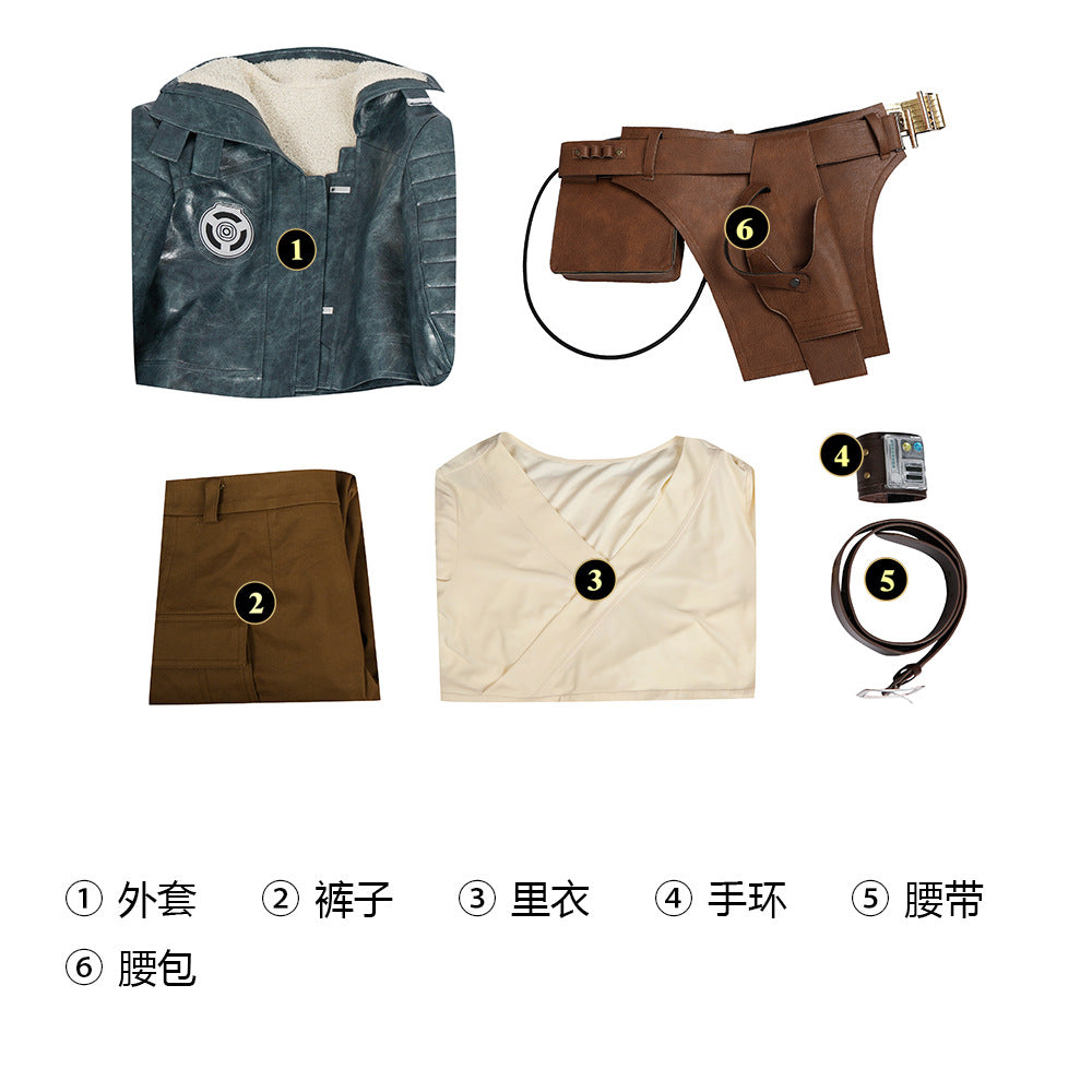 Star Wars Outlaws Kay Vess Cosplay Costume Set