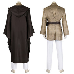 Movie Star Wars: Episode II - Attack of the Clones Mace Windu Cosplay Costume Set