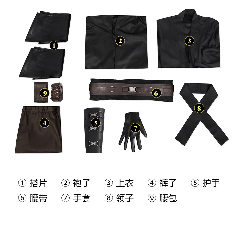 Movie Star Wars: Episode III - Revenge of the Sith Anakin Skywalker Cosplay Costume Set