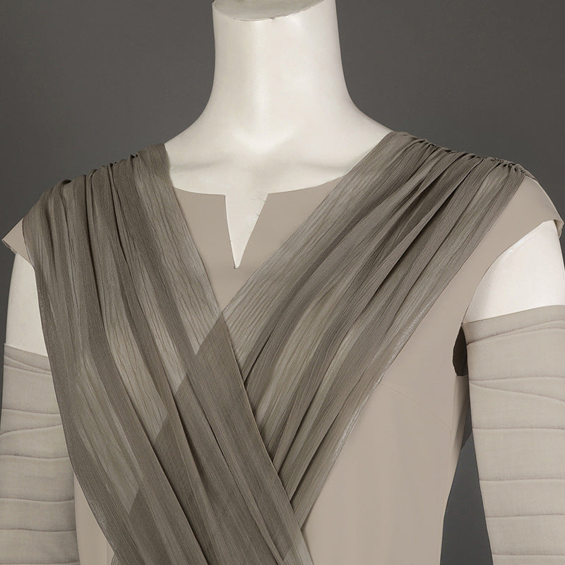 Film Star Wars: The Force Awakens Rey Cosplay Costume Set