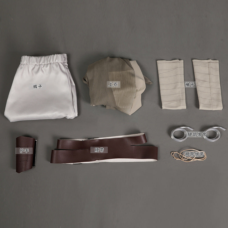 Film Star Wars: The Force Awakens Rey Cosplay Costume Set