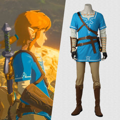 The Legend of Zelda Breath of the Wild Link Cosplay Costume Set