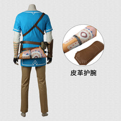 The Legend of Zelda Breath of the Wild Link Cosplay Costume Set