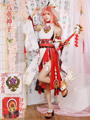 Genshin Impact Yae Miko Costume Set
