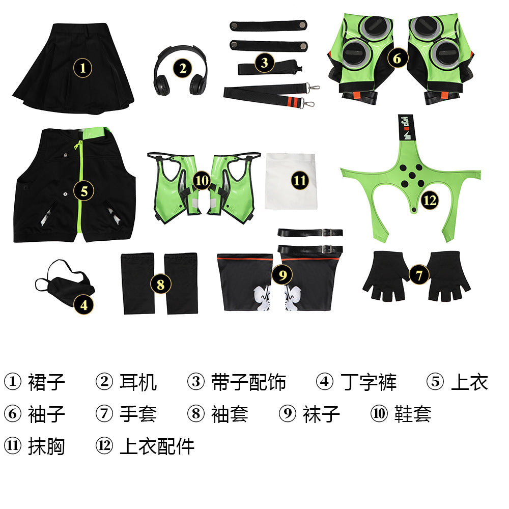 Zenless Zone Zero Ambi Demara Cosplay Costume Cunning Rabbit Girl Game Anime Clothing