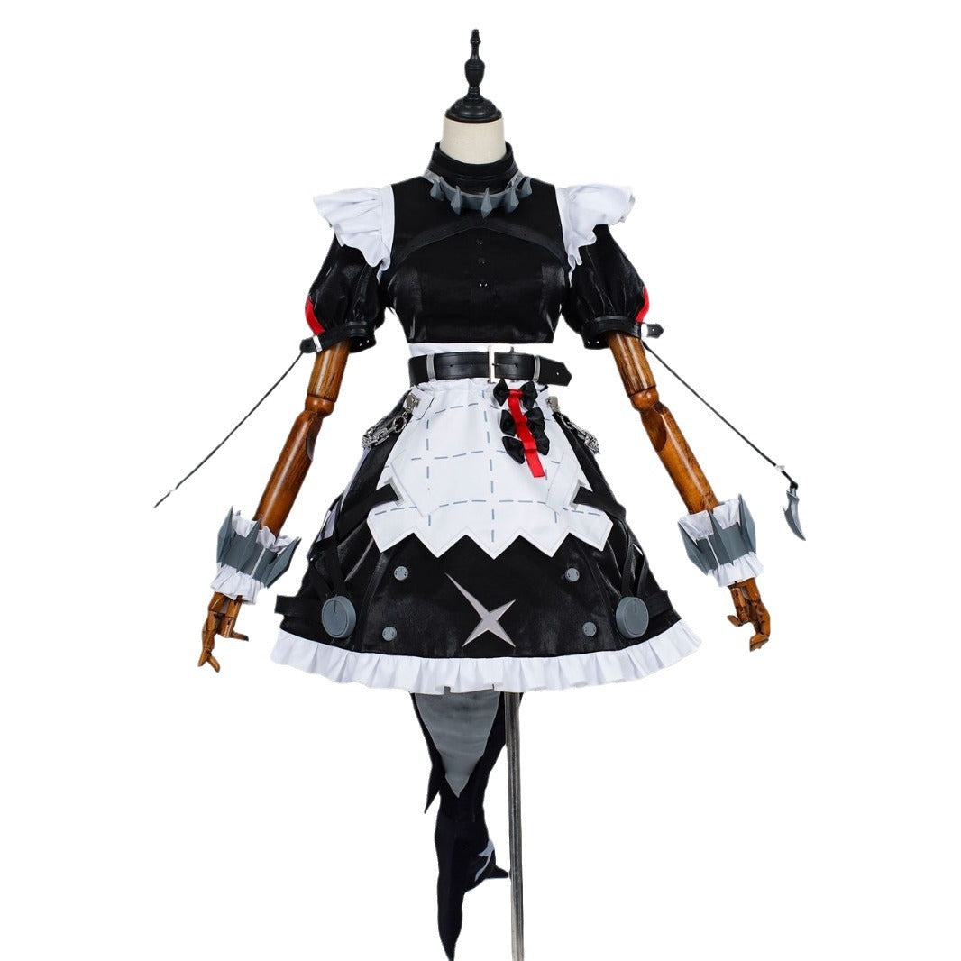 Zenless Zone Zero Ellen Joe Cosplay Costume Maid Outfit Lolita Dress