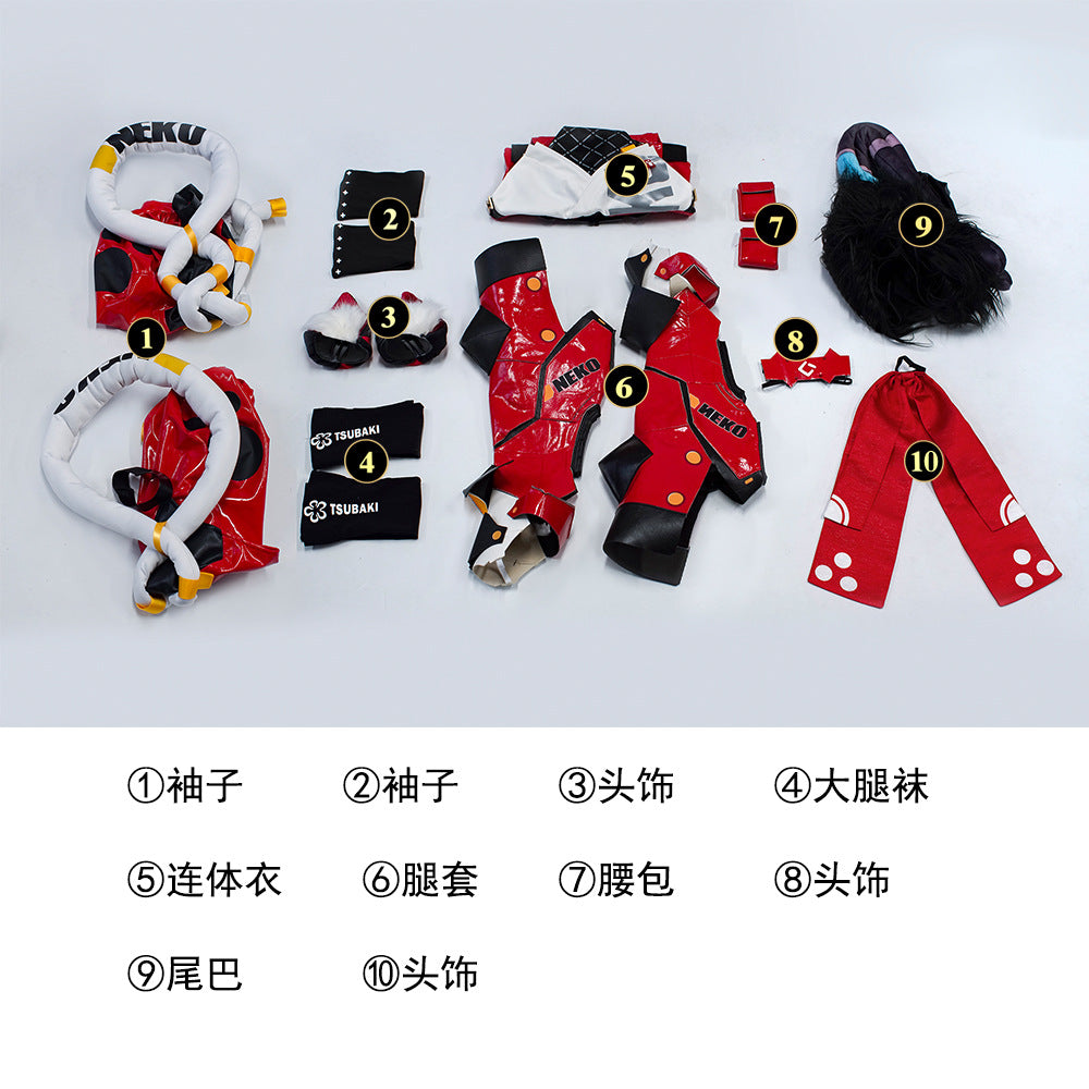 Zenless Zone Zero Mana Nekomiya Cosplay Costumes Full Set Game Anime Outfits