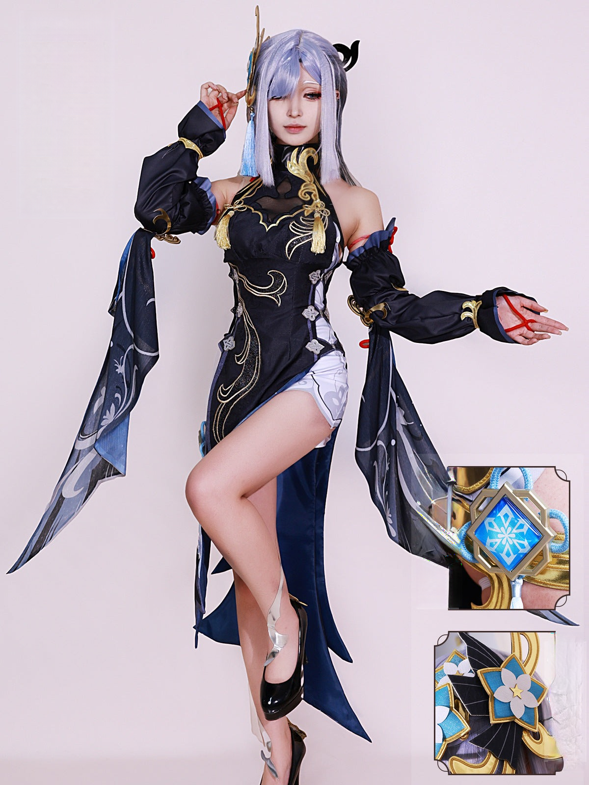 Genshin Impact Shenhe Costume Set