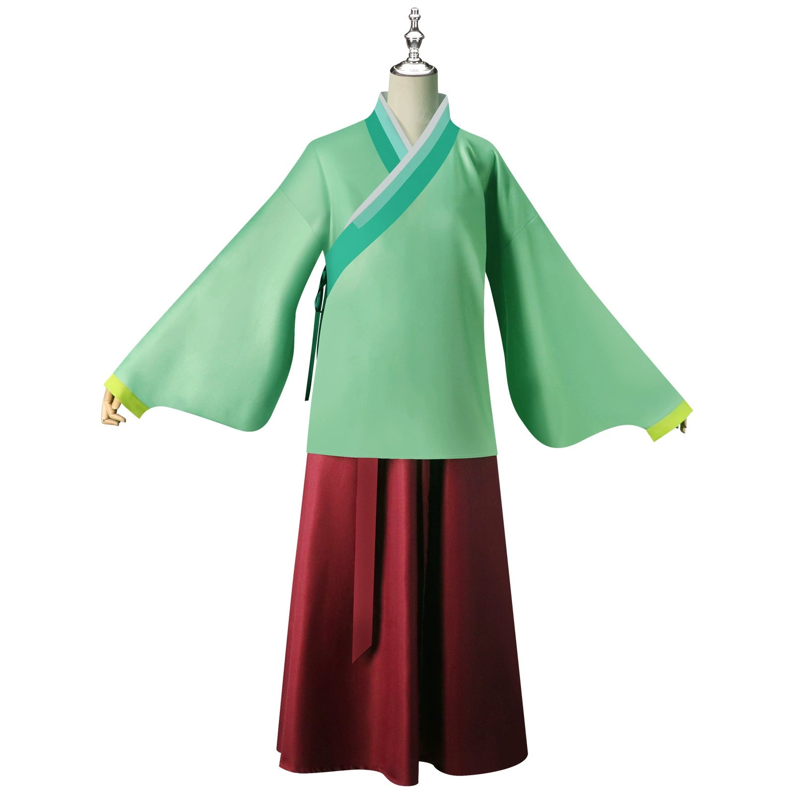 Maomao The Apothecary Diaries Hanfu-Kleid Cosplay Kostuem Damen Grün