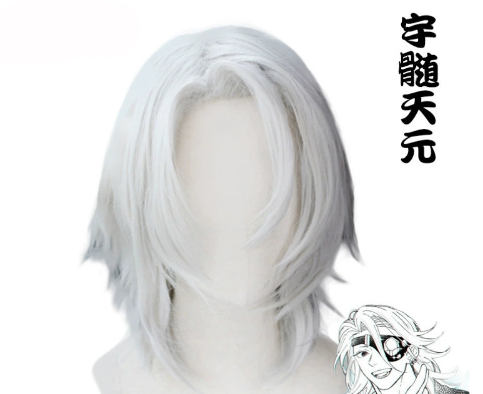 Tengen Uzui Demon Slayer Jäger-Uniform Cosplay Kostuem Damen Mehrfarbig