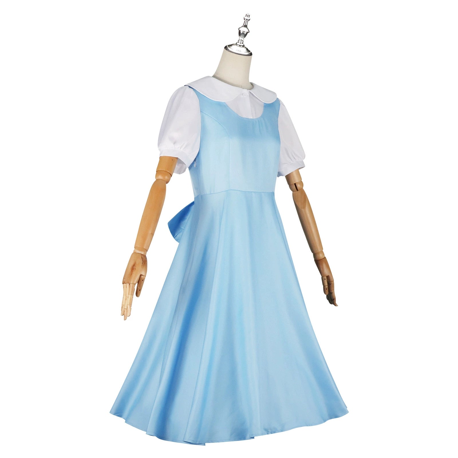 Akane Tendo Ranma Blaues Alltagskleid Cosplay Kostuem Damen