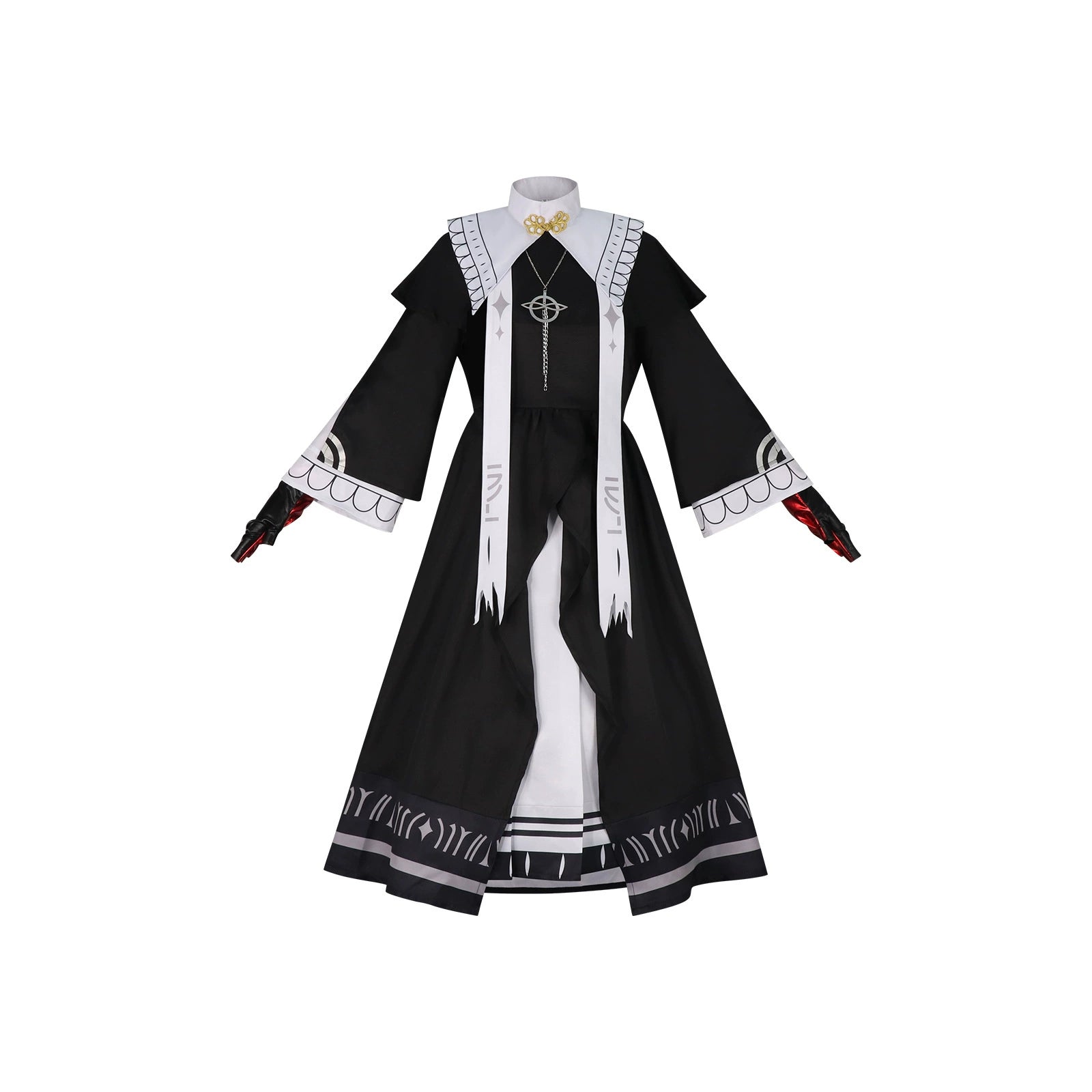 Lemuen Arknights Nonnen Gewand Cosplay Kostuem Damen