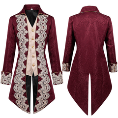 Punk-Frock mittellang – Gothic-Frock-Mantel, HERREN