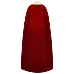 Royal Couple Halloween & Mittelalter Samt-Koenigsumhang Cosplay Kostuem Damen