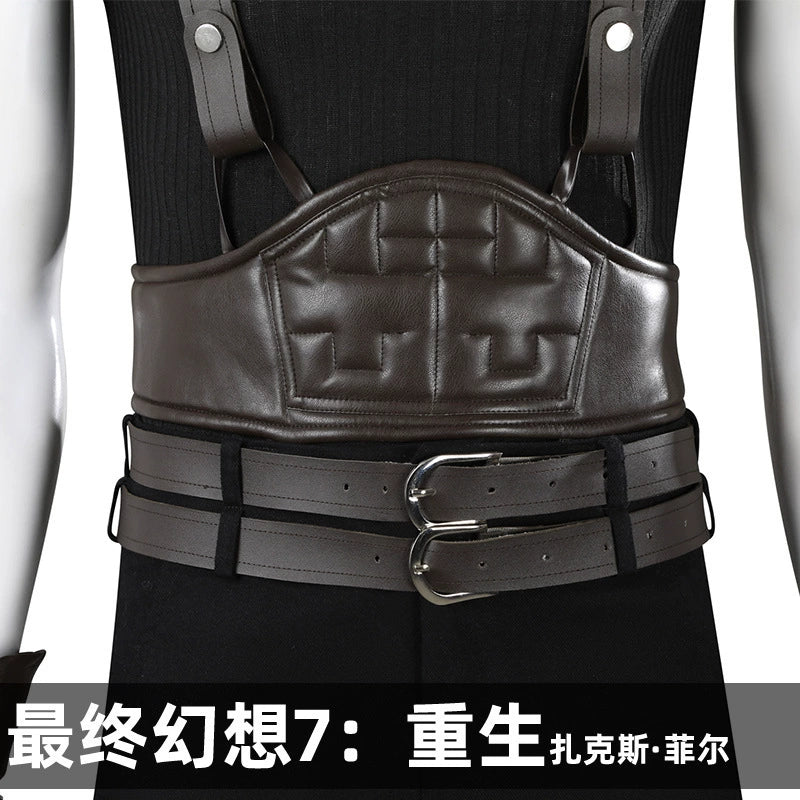 Zack Fair Final Fantasy VII Anzug Cosplay Kostuem Damen Schwarz