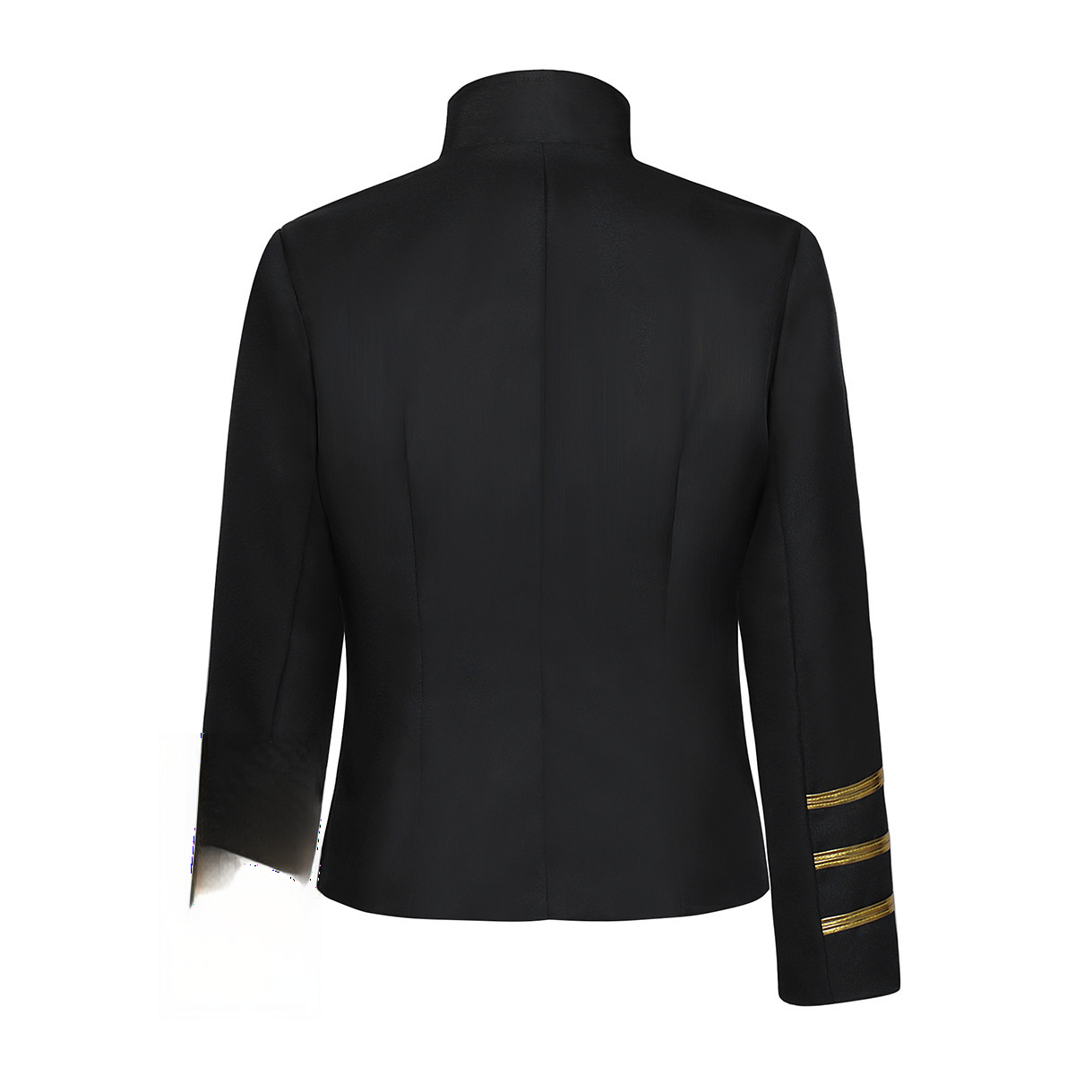 Militär-Bandjacke mit Goldknöpfen – viktorianischer Doublet Mantel für Bühne & Karneval, DAMEN