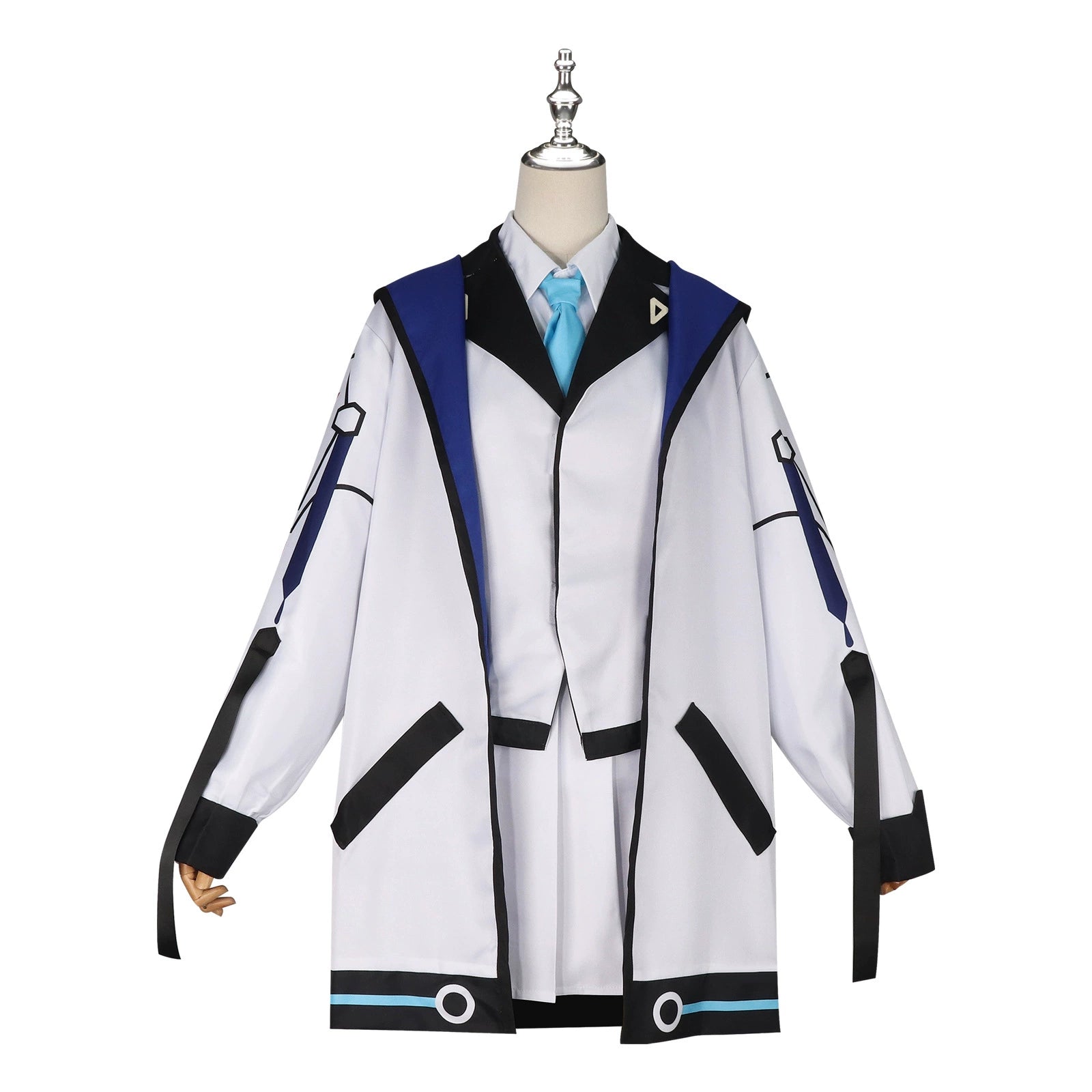 Shioko Noah Blue Archive Schwarzes Anzug Set Cosplay Kostuem Damen