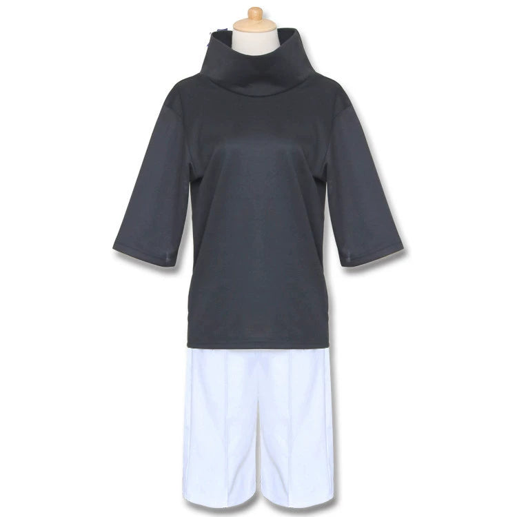 Ken Kaneki Tokyo Ghoul Schwarzer Kapuzenmantel Cosplay Kostuem Damen