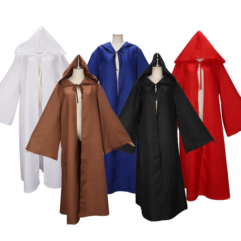 Jedi Knight Star Wars Kutte mit Kapuze Cosplay Kostuem Damen