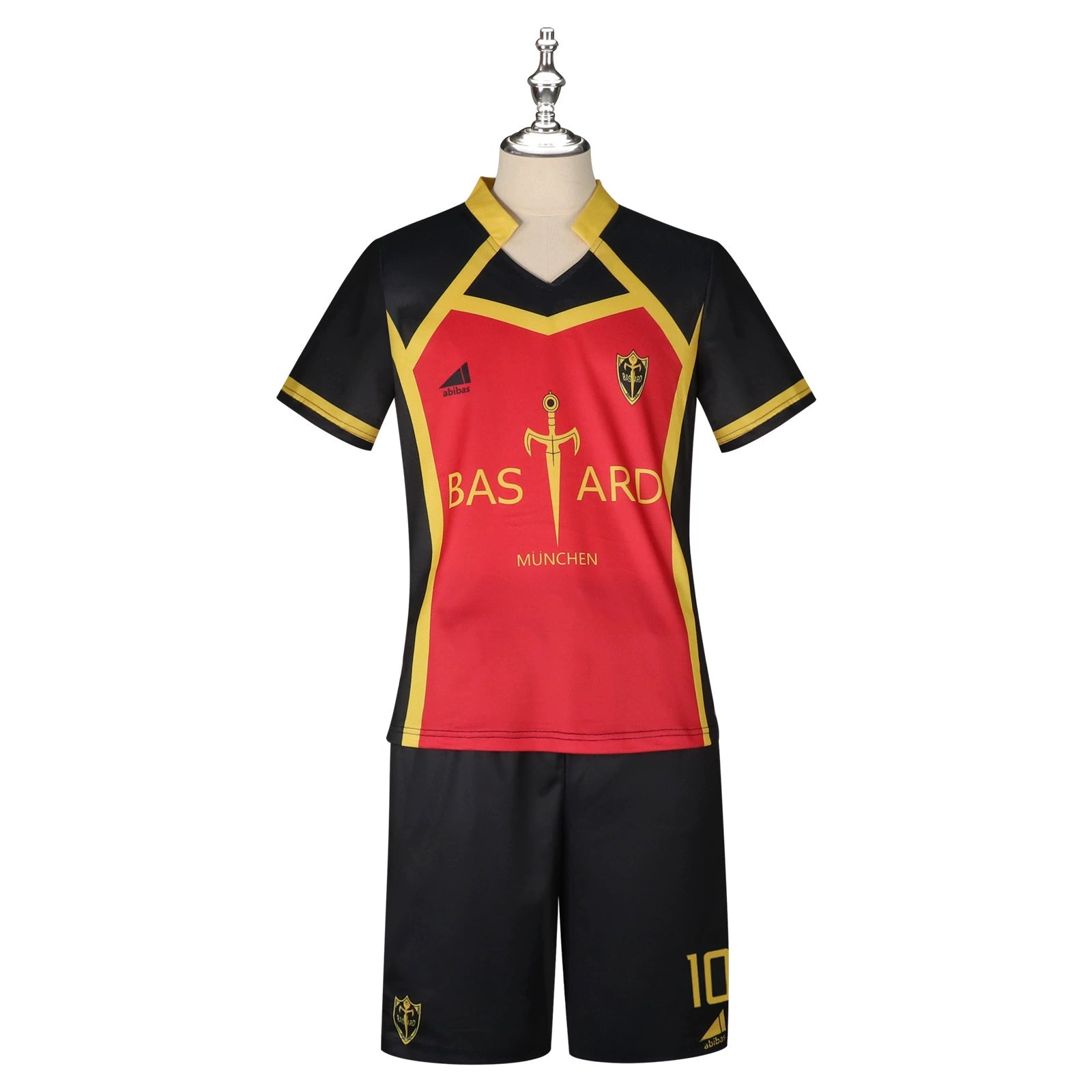 Michael Kaiser Blue Lock Fußball-Trikot Cosplay Kostuem Damen Weiß Blau