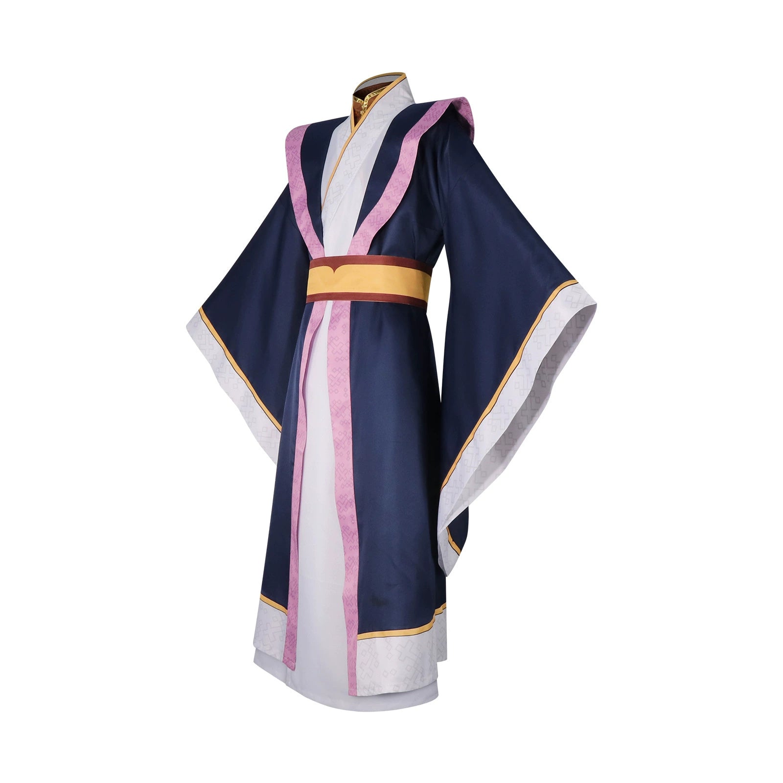 Jinshi The Apothecary Diaries Kino-Hanfu Cosplay Kostuem Damen Dunkelblau Weiß