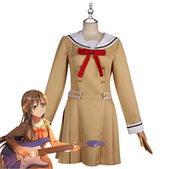 Toyama Kasumi BanG Dream Pinkes Schuluniform Set Cosplay Kostuem Damen