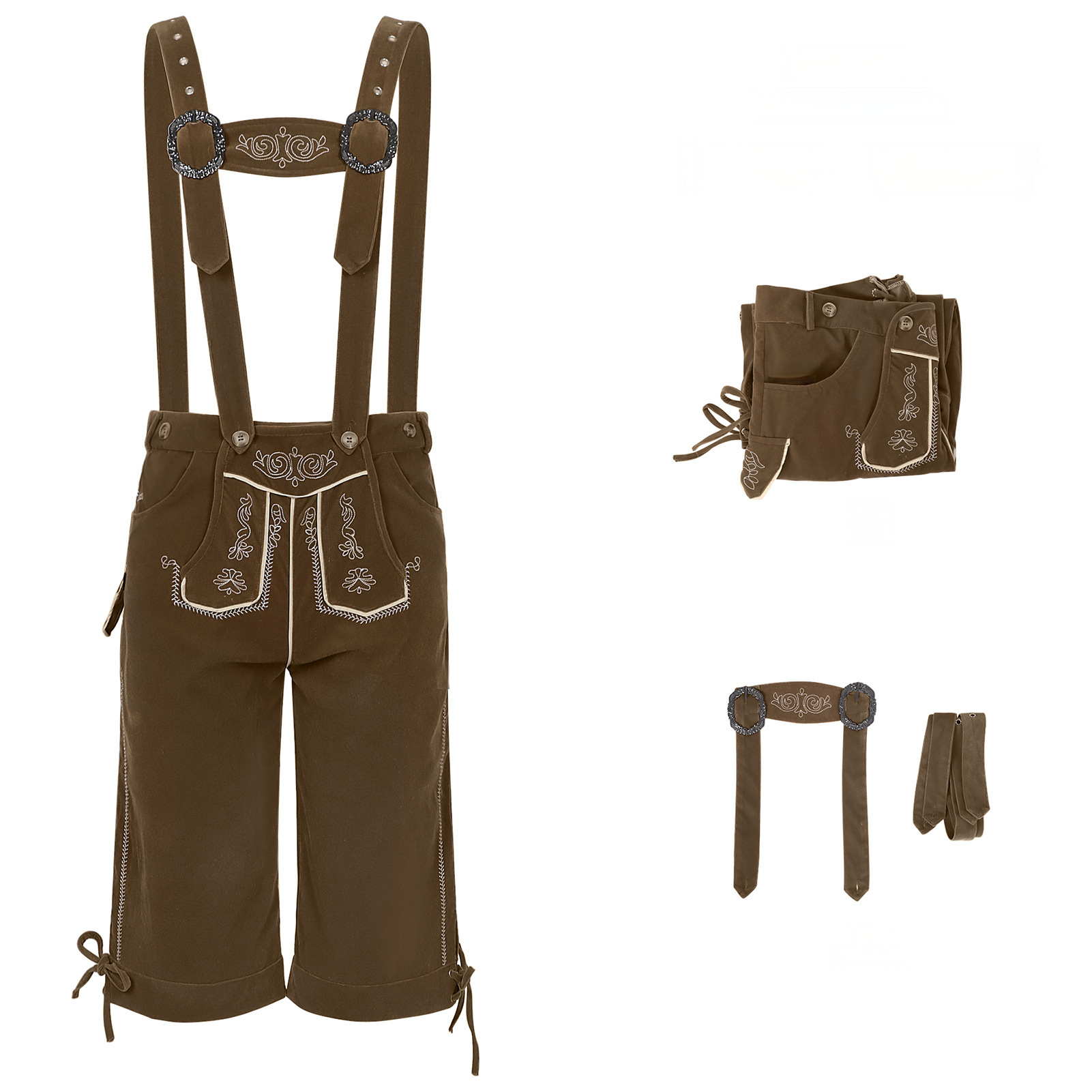 Männer-Lederhose – Trachtenlatzhose für Wiesn, HERREN