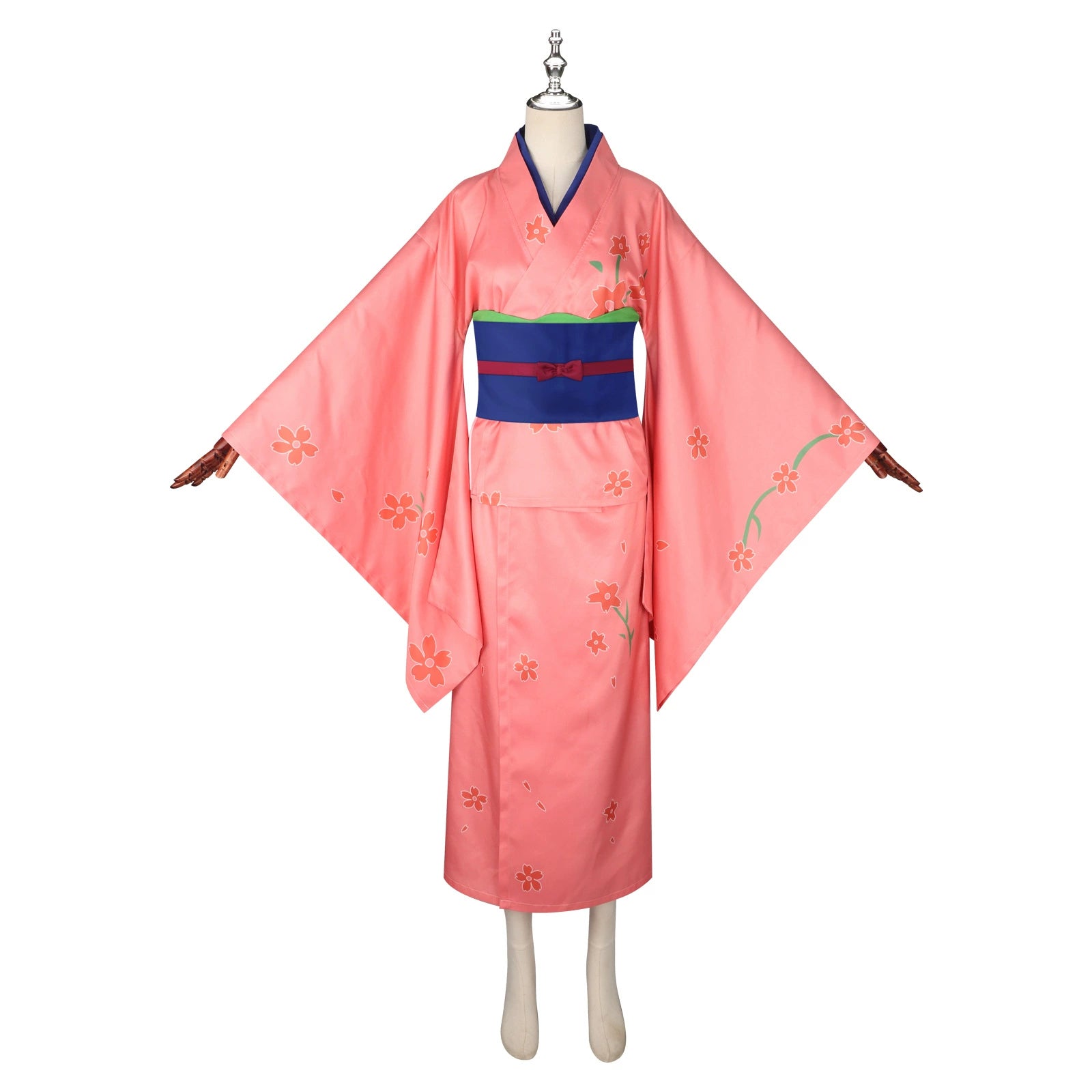 Shimura Tae Gintama Pinkes Yukata Set Cosplay Kostuem Damen
