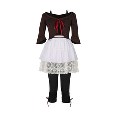 Mayu und Mio Fatal Frame Retro-Kimono-Set Cosplay Kostuem Damen