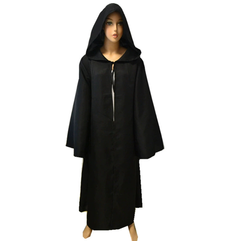 Jedi Cape Star Wars Umhang mit Kapuze Cosplay Kostuem Damen