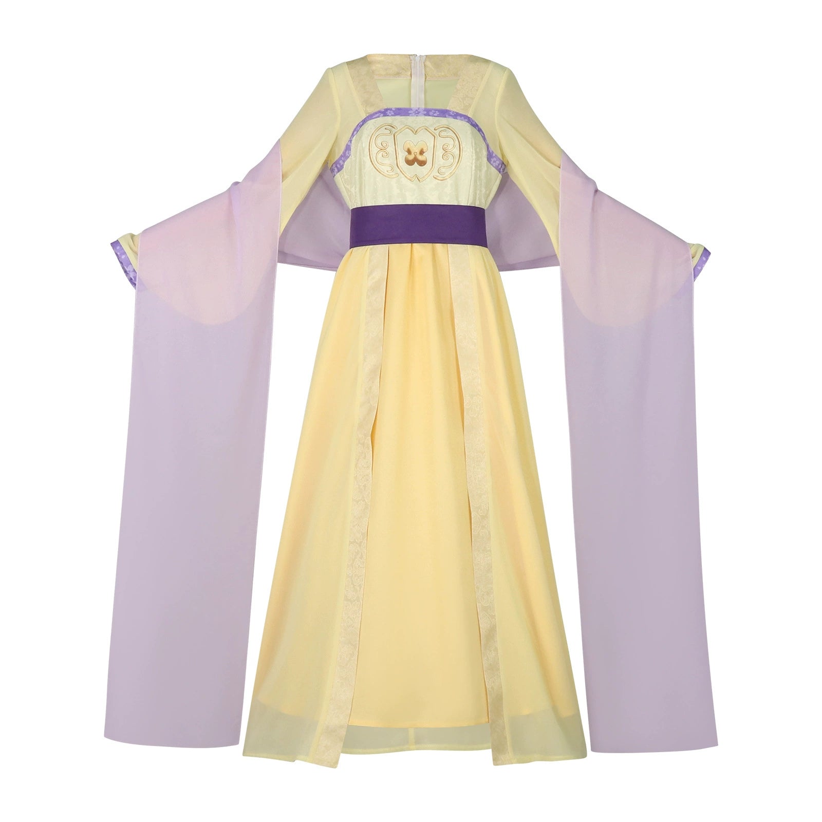 Maomao The Apothecary Diaries Hanfu-Kleid Cosplay Kostuem Damen Gelb