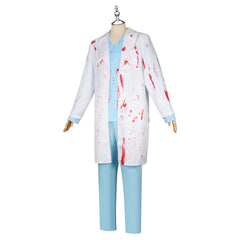 Surgeon Halloween & Mittelalter Arzt-Kostuem-Set Cosplay Kostuem Damen