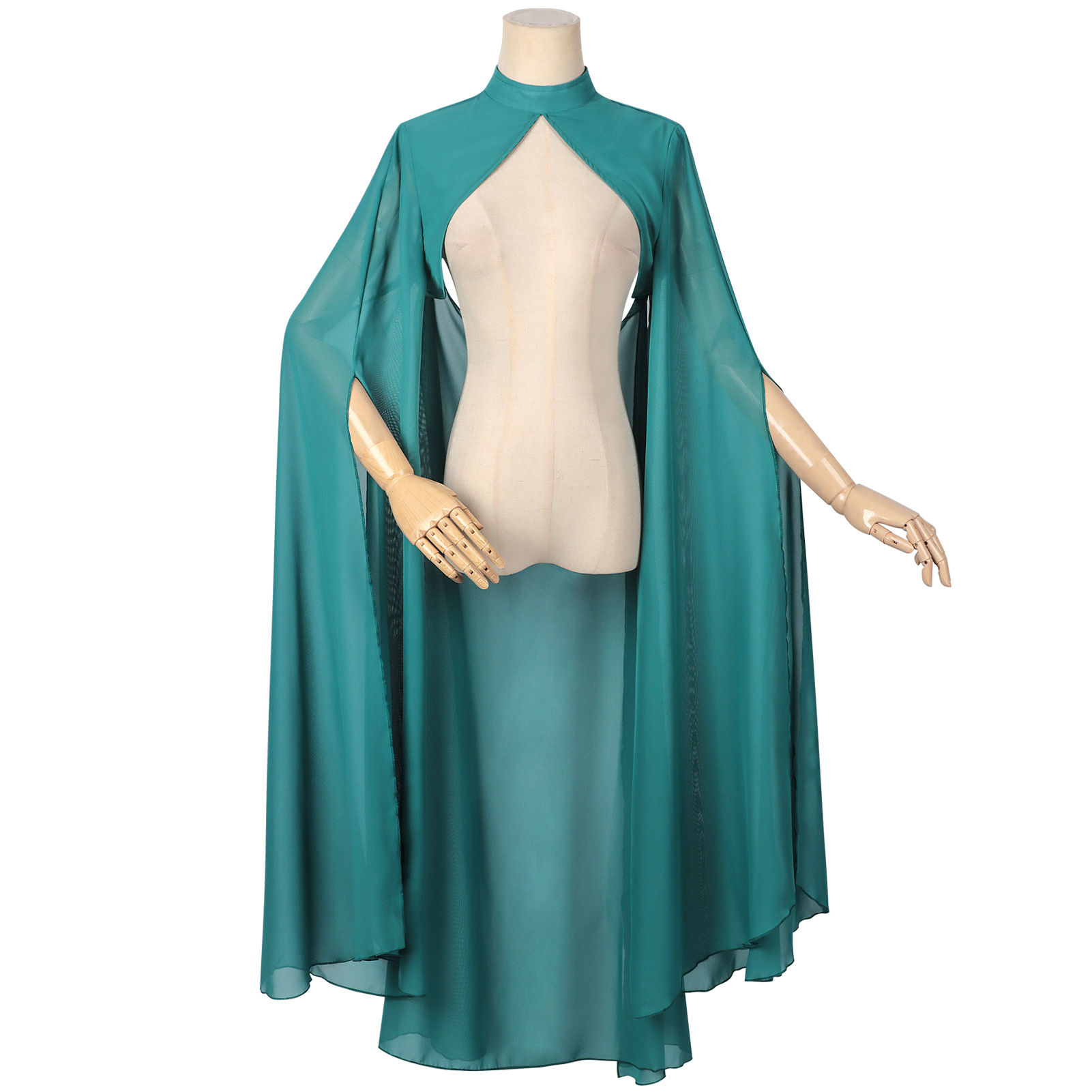 Chiffon-Umhang – Braut-Cape dünn für Festival, DAMEN