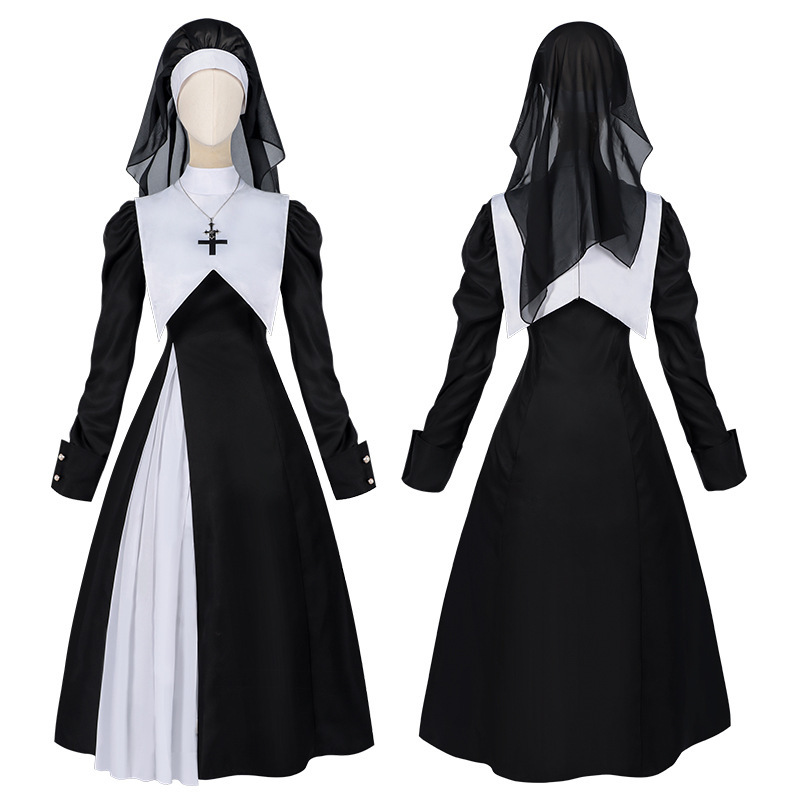 Nonnen & Schwester-Kollektion – Habit und Krankenschwester-Kleid für Theater, DAMEN