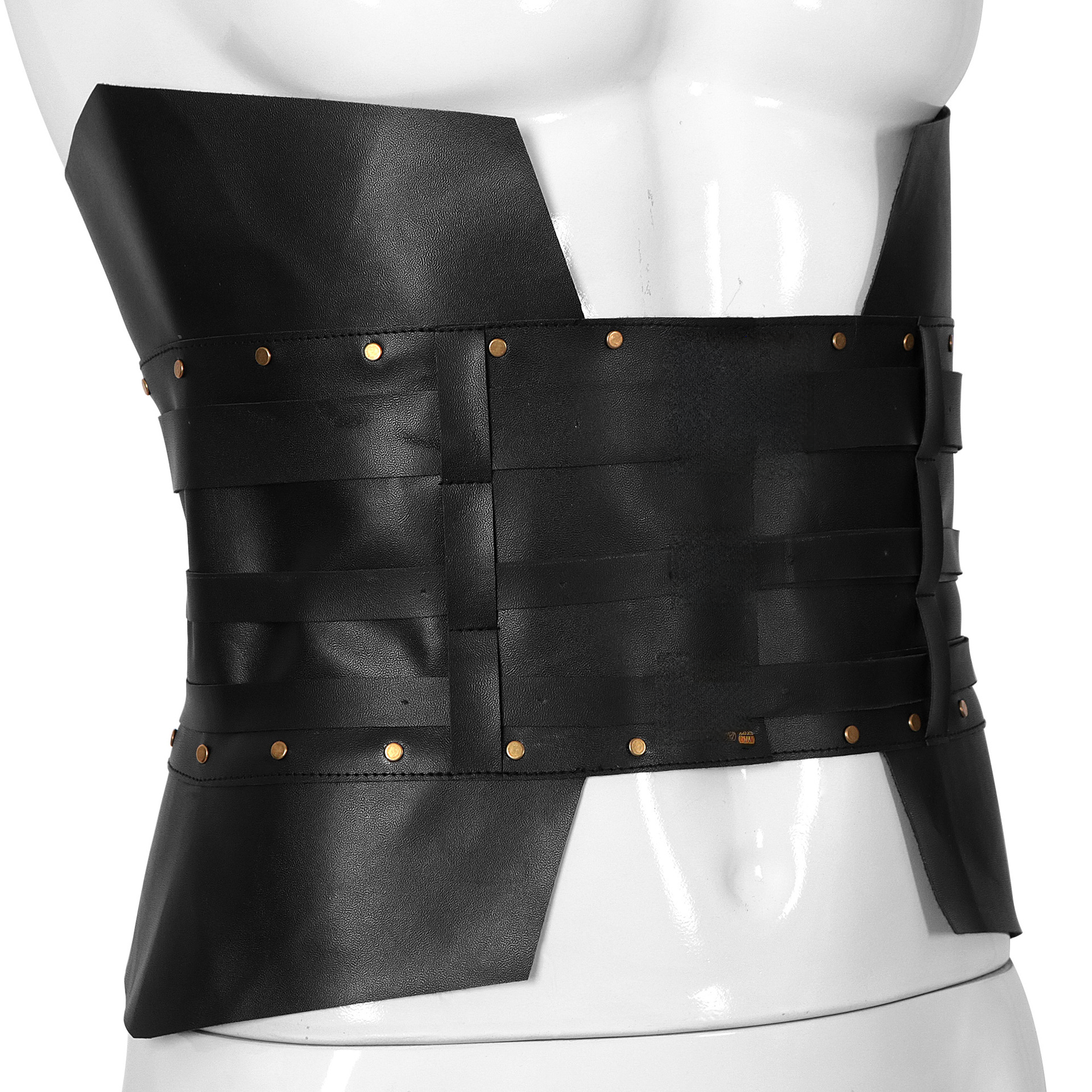 Schwertgurt-Taillengürtel – Heavy Armor Ledergürtel für Pirat & Krieger, Einheitsgröße