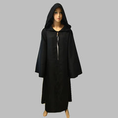 Jedi Cape Star Wars Umhang mit Kapuze Cosplay Kostuem Damen