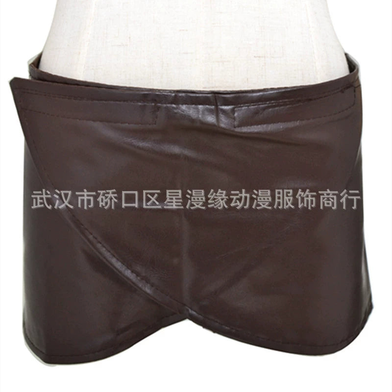 Aufklaerungstruppe Rock Attack on Titan Umhang mit Ledersatz Cosplay Kostuem Damen