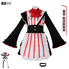 Kasane Teto New Vocaloid Virtual Diva Outfit Cosplay Kostuem Damen