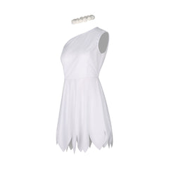 Cave Woman Halloween & Mittelalter Wildes Fellkleid Cosplay Kostuem Damen
