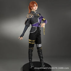 Maelle Clair Obscur 33 Uniform Cosplay Kostuem Damen Violett