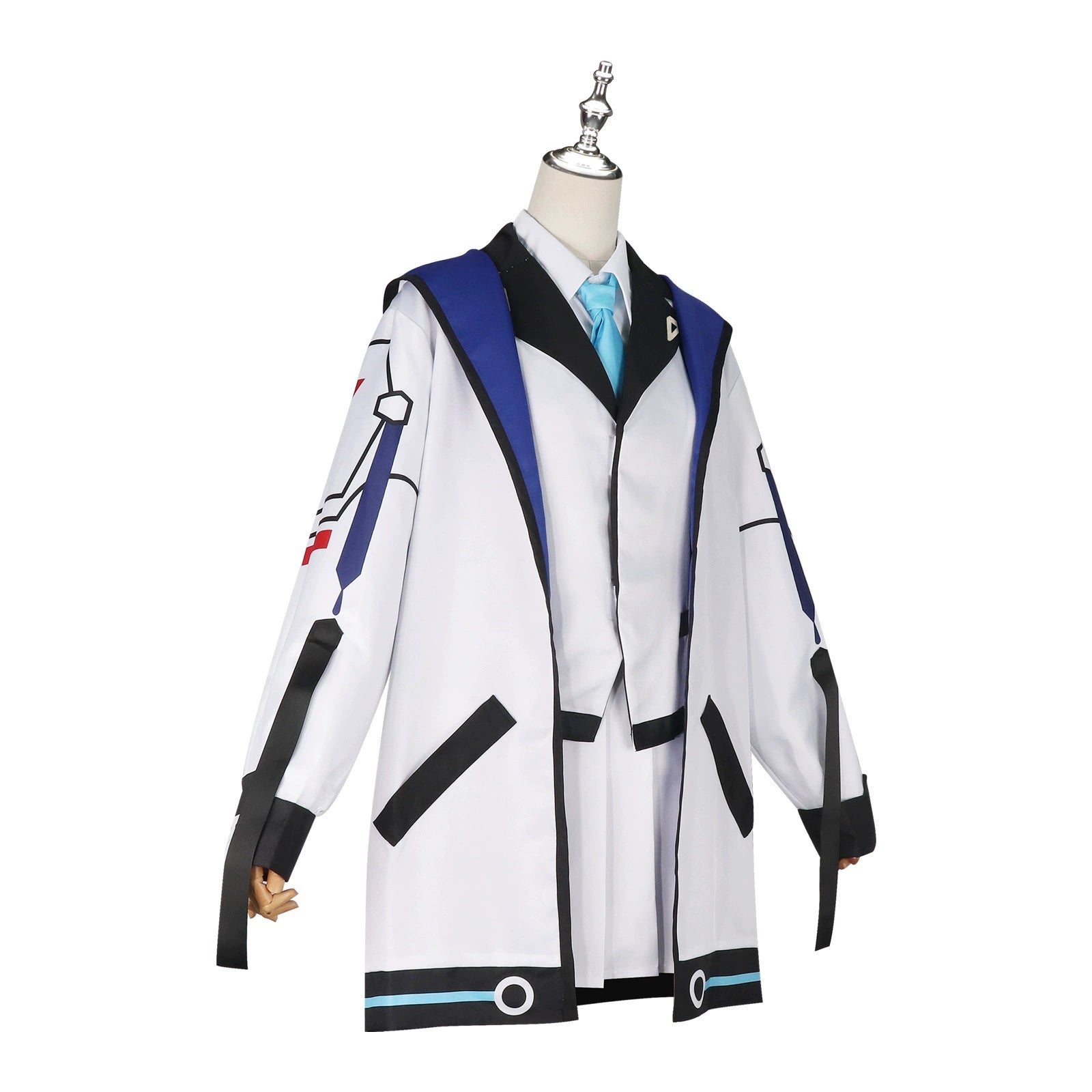 Shioko Noah Blue Archive Schwarzes Anzug Set Cosplay Kostuem Damen
