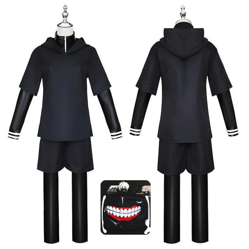 Ken Kaneki Kampf Tokyo Ghoul Kampf Anzug Set Cosplay Kostuem Damen