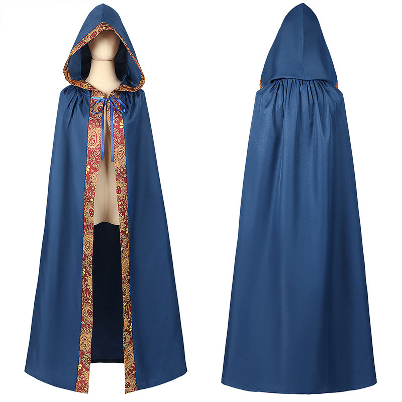 Klerus-Robe – Priestermantel mit Kapuze für Theater & Kostüm, HERREN