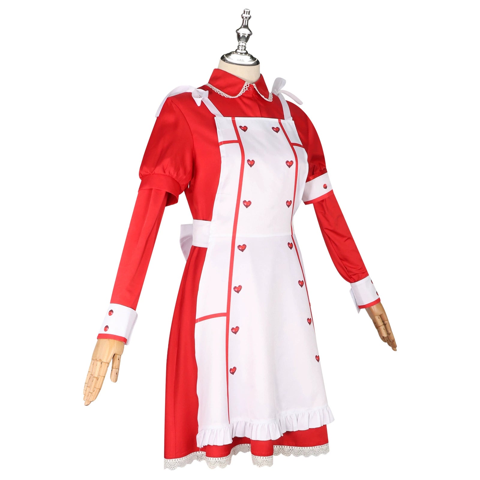 Maid Halloween & Mittelalter Dienstmaedchen-Set Cosplay Kostuem Damen